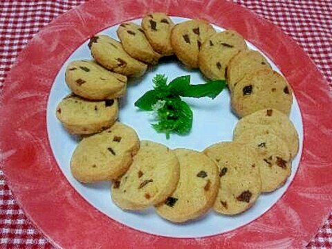 あまじょっぱ 奈良漬けでクッキー